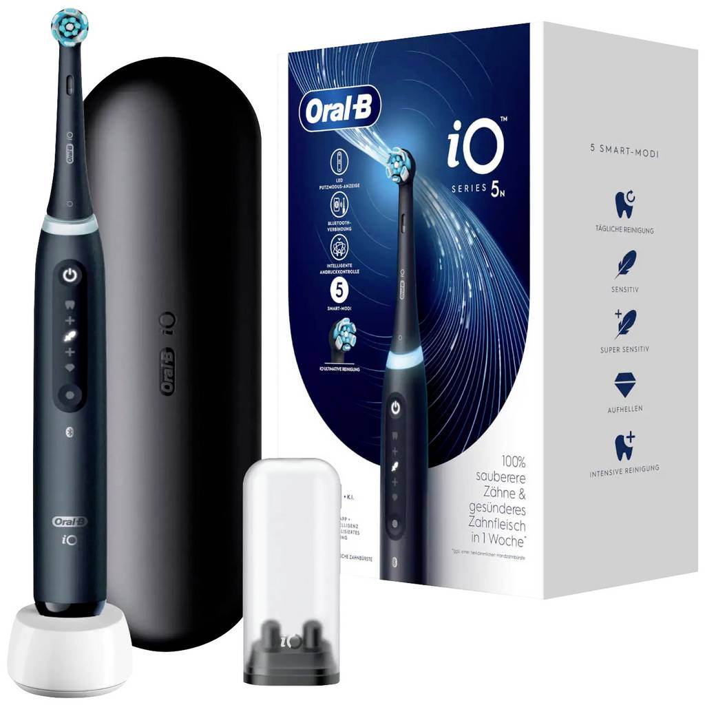Oral-B iO Serie 5 611038 Bubă de dinți electrică Rotativă/vibrațională Negru 611038