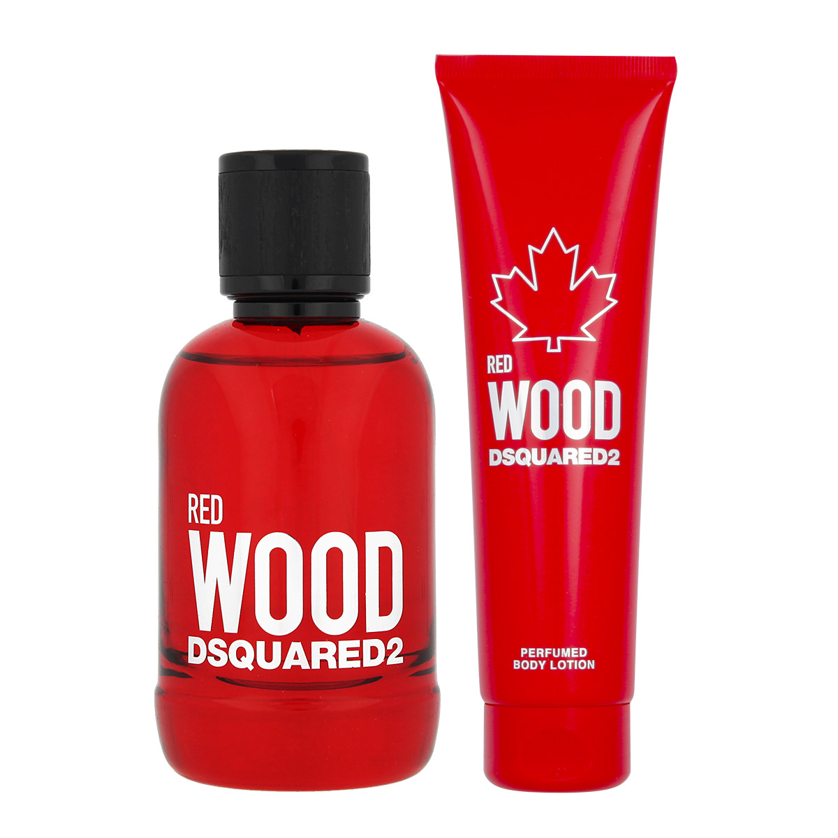 Set Dsquared 2: Lemn Roșu, Parfum de Toaletă, Pentru Femei, 100 ml + Lemn Roșu, Creme Corporală, 150 ml