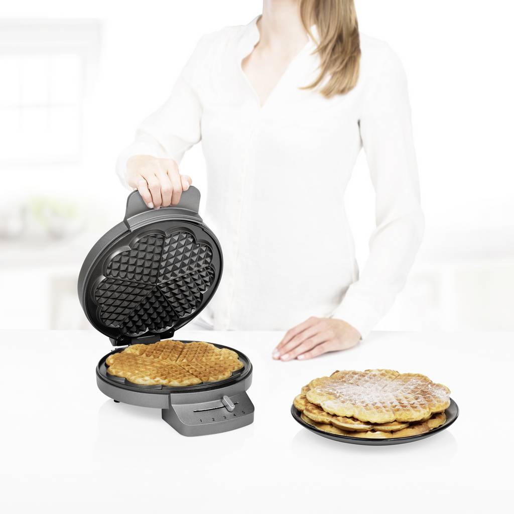 Prințesa 132380 Făcut waffle (Grey, metalic) 01.132380.01.001
