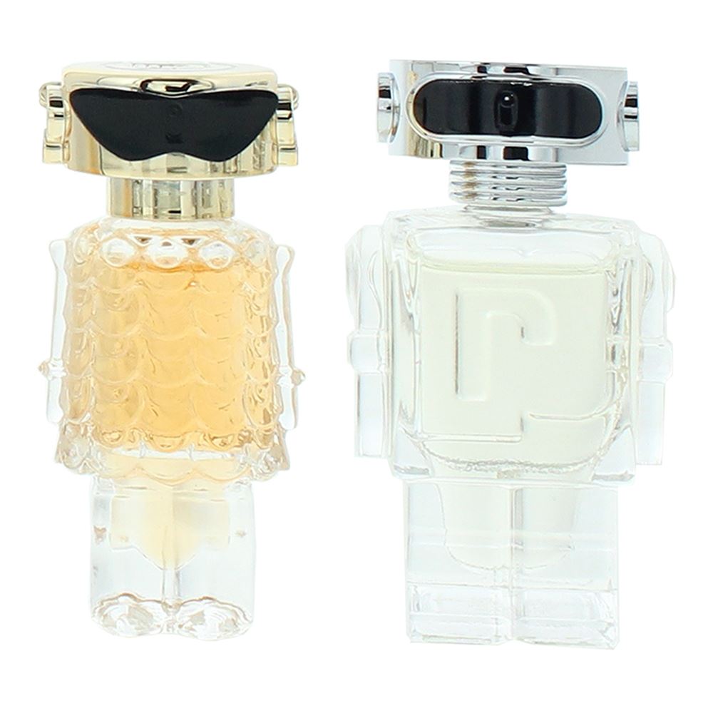 Paco Rabanne: Faimă, Eau de parfum, Pentru femei, 4 ml * Miniatură + Fantomă, Eau de toilette, Pentru bărbați, 4 ml * Miniatură