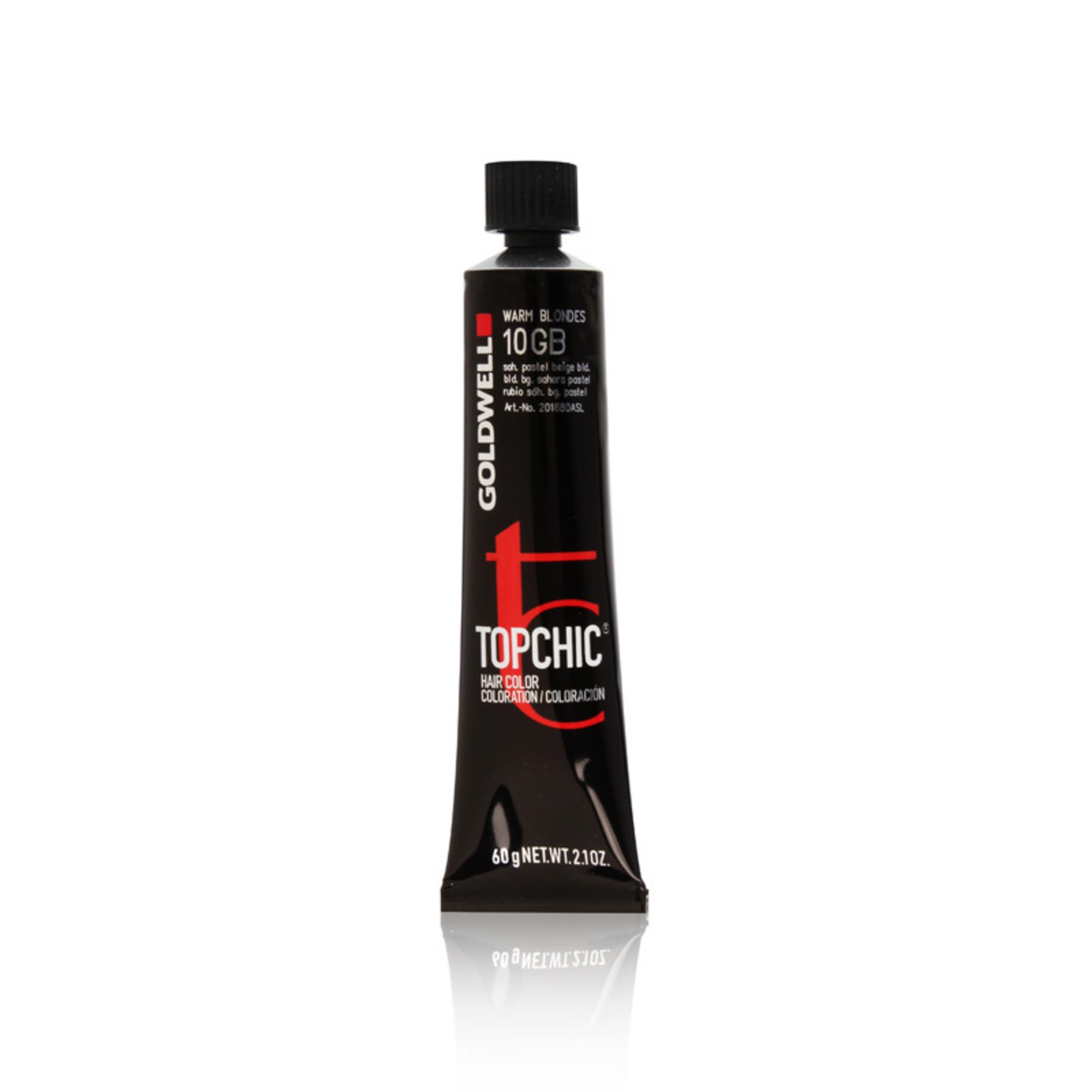 Goldwell, TopChic, Pălăria de păr permanentă, 10 GB Sahara Pastel Bej Blandă, 60 ml.