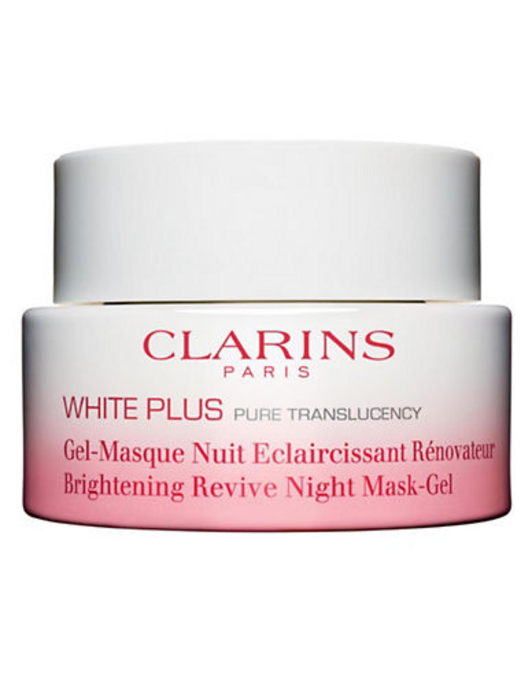 Clarins, White Plus, Revitalizing, Brightening, Gel Mask, Face, Neck, Décolleté, 50 ml