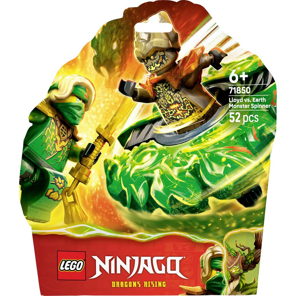 NINJAGO LEGO® Lloyd împotriva monștrului pământesc de rotire (71850) (71850)