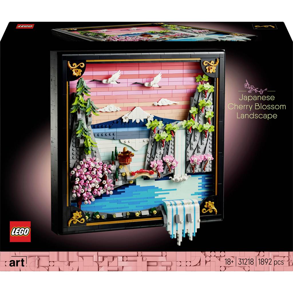 31218 LEGO® ART Japon Çiçeği Bahçesi Manzarası (31218) ; Duvar Sanatı 31218
