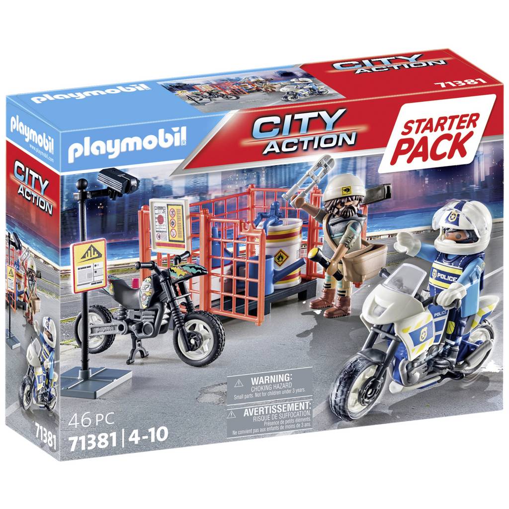 Pachetul de pornire al Poliției din orașul Playmobil City Action, cod 71381.