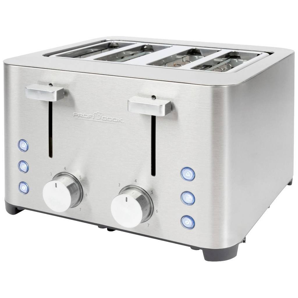 Profi Cook PC-TA 1252 Toaster with home baking attachment Stainless steel 501252
