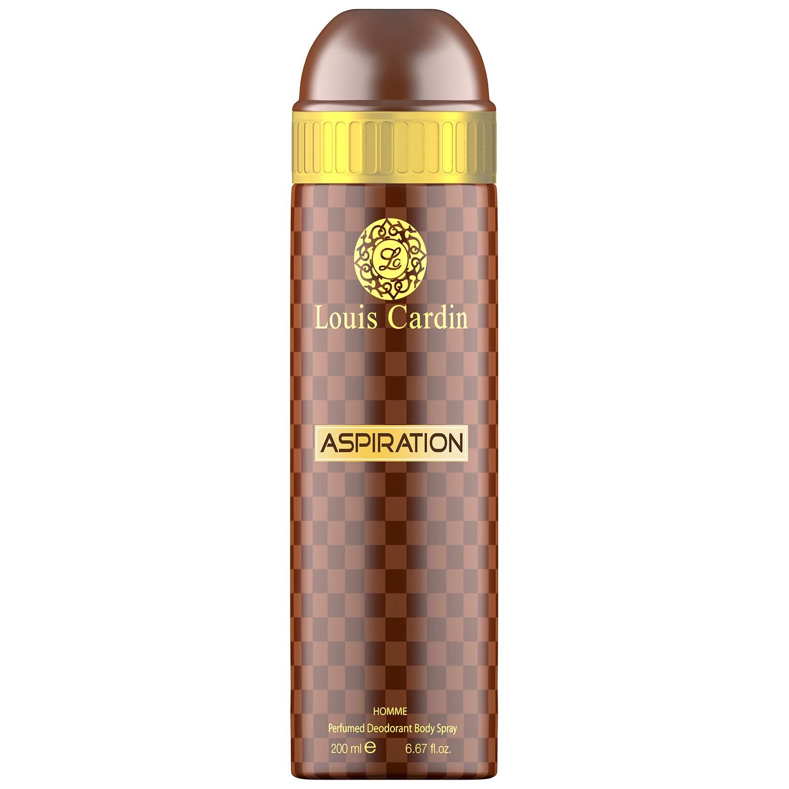 Louis Cardin, Aspiration, Deodorant Spray, For Men, 200 ml