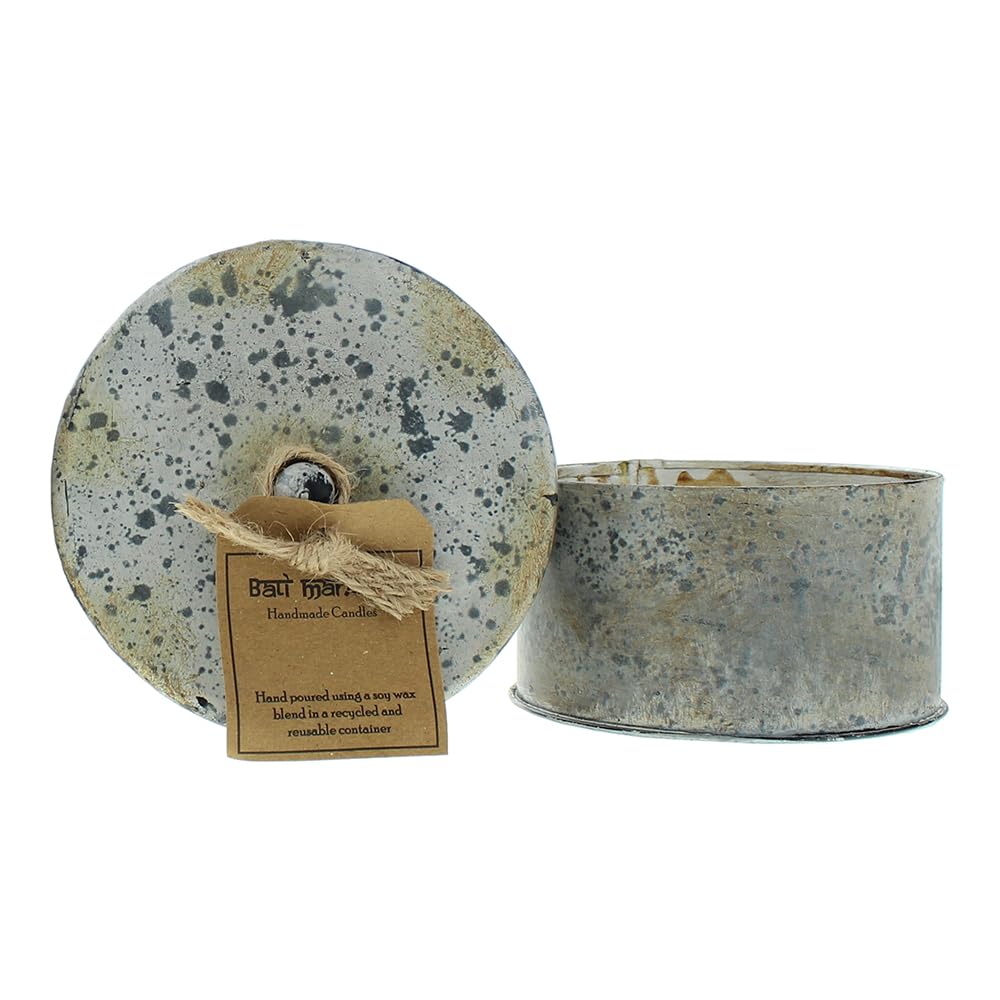Bali Mantra, Viktoryan Gümüş Dairesel Muz Kayısı Aromatik Kandle, 280 g