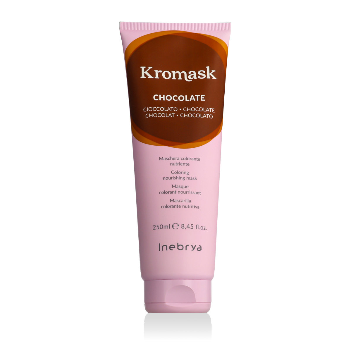 Mască de colorare Inebrya Kromask Mască nutritivă cu aroma de ciocolată, 250 ml.
