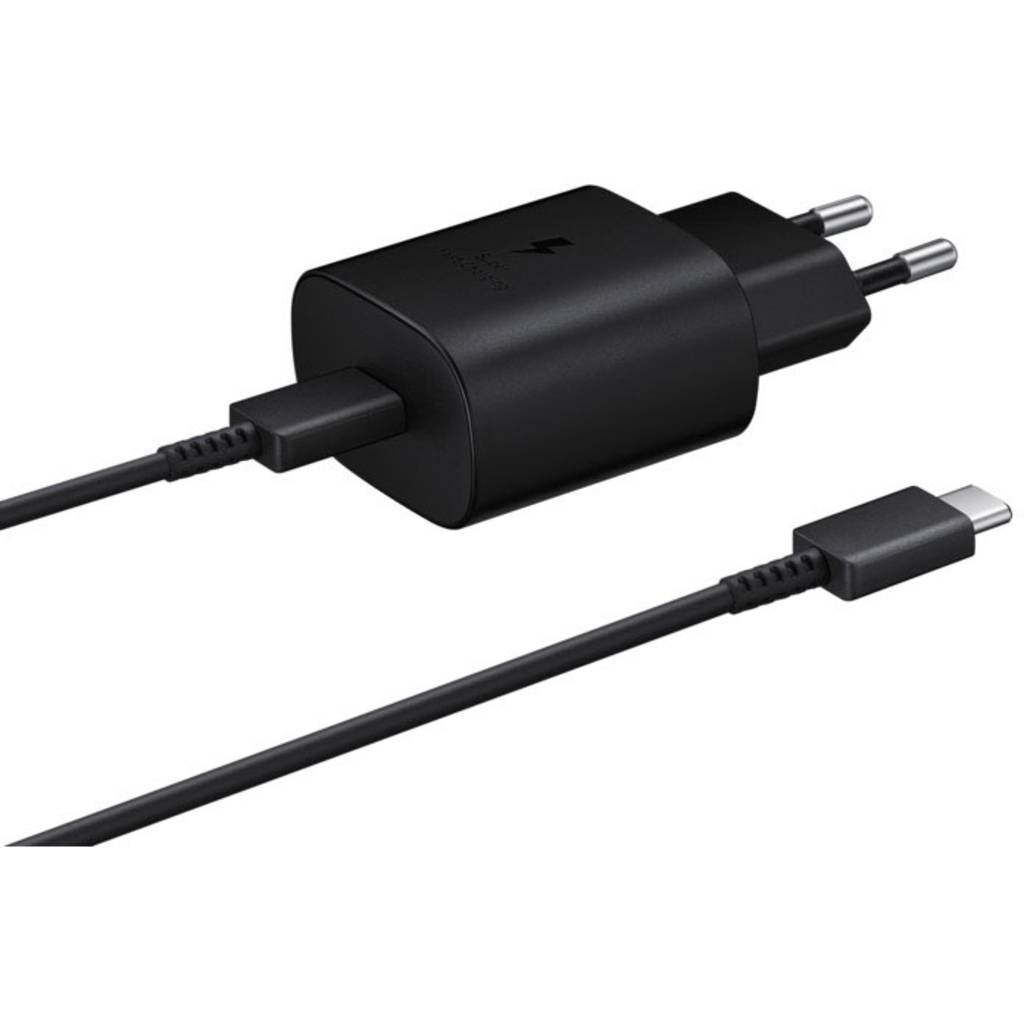 Chargerelektro Samsung EP-TA800 USB 25 W 1x USB-C®, livrare cu putere EP-TA800XBEGWW.