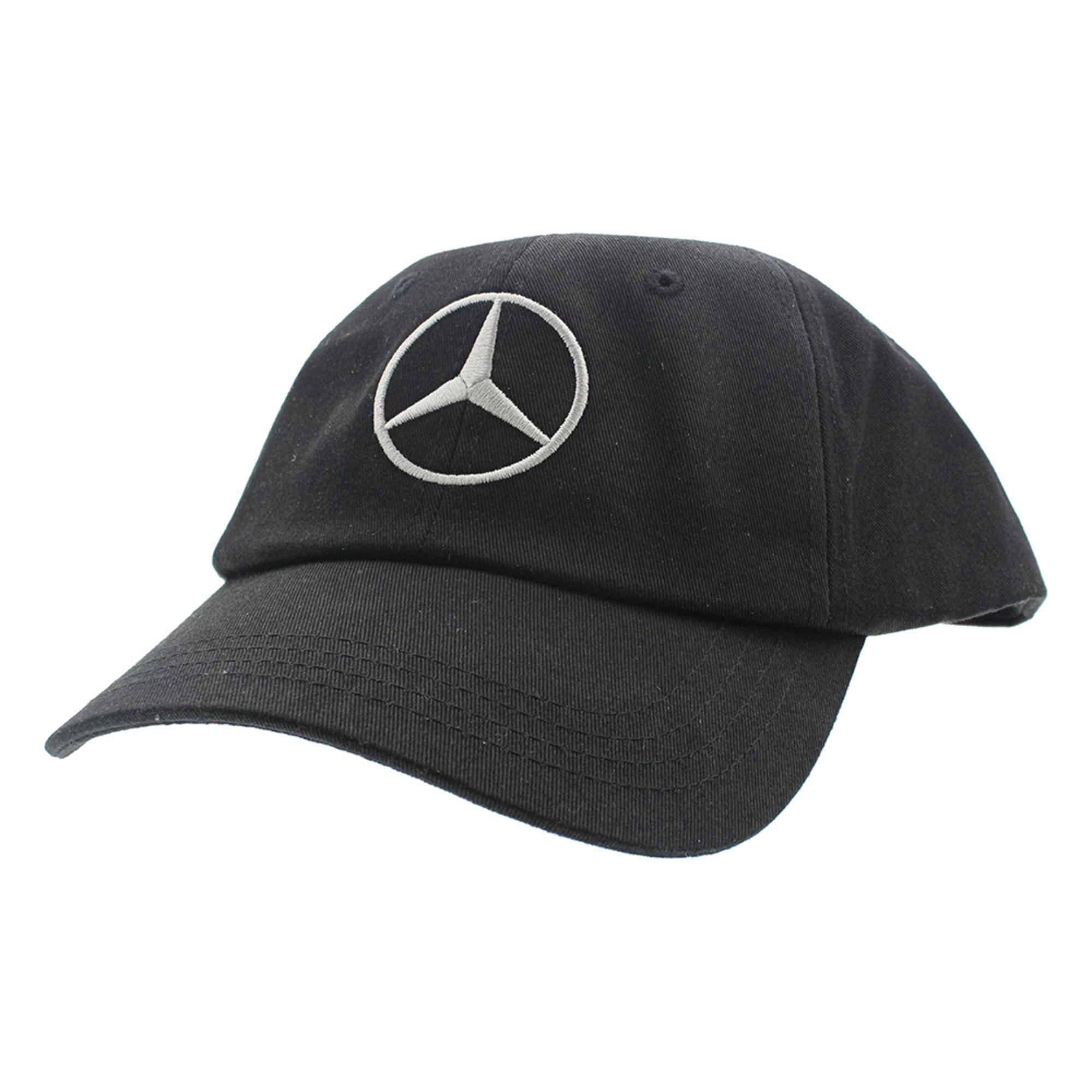 Mercedes-Benz, Black Cap, Detalii de logo, Capsă din cauciuc, Negru