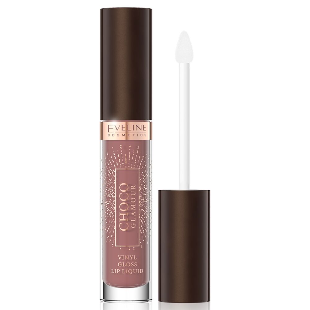 Eveline Cosmetics, Choco Glamour, Lip Gloss, 03, Toffee Chocolate, 4,5 ml