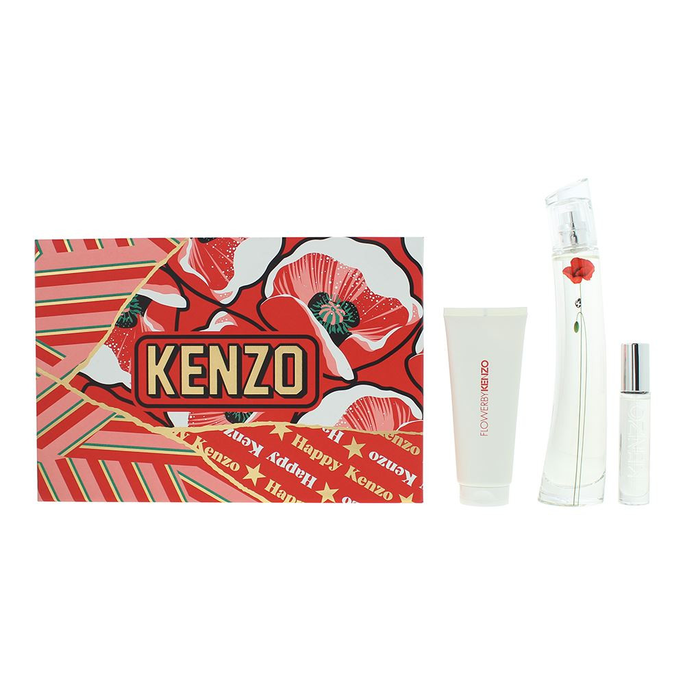 Set Kenzo: La Recoltă Parisiană, Eau de Parfum, Pentru Femei, 75 ml + La Recoltă Parisiană, Eau de Parfum, Pentru Femei, 10 ml + La Recoltă Parisiană, Hidrantă, Lotion Corporală, 75 ml