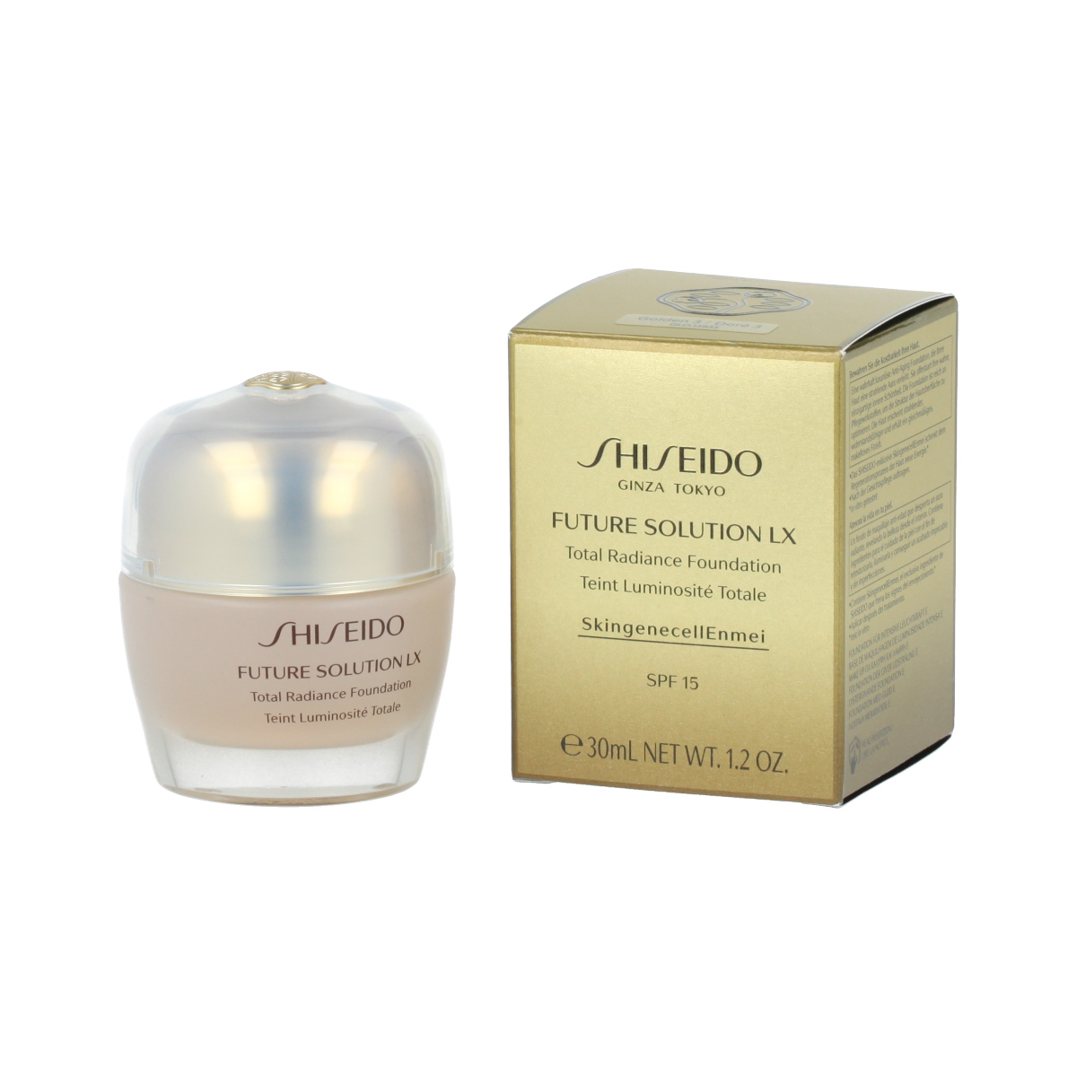Shiseido Future Solution LX Total Radiance Foundation SPF 15 (G03 Gold) 30 ml