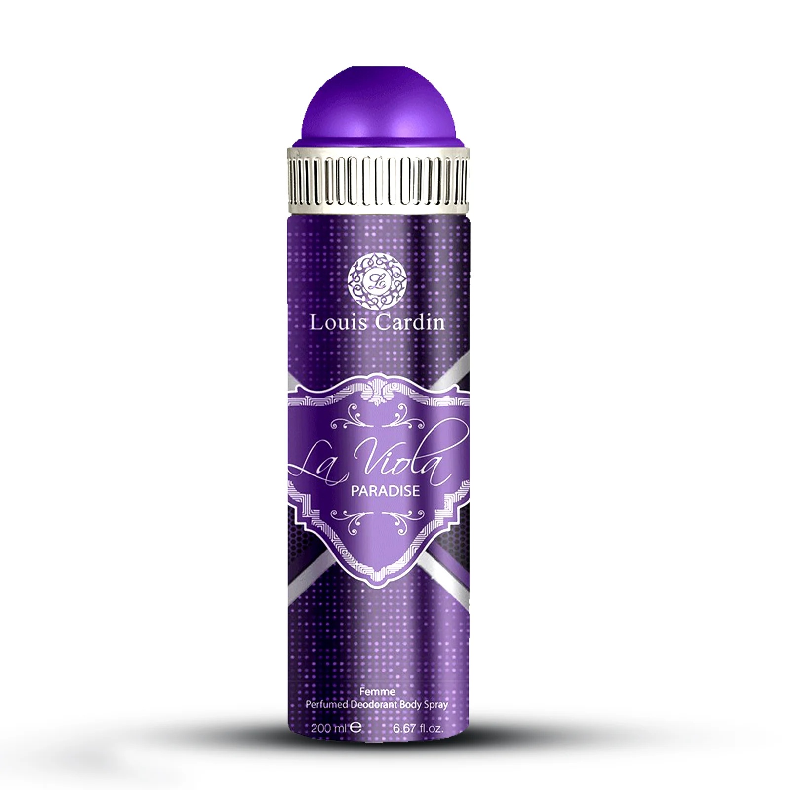 Louis Cardin, Paradaiza La Viola, Sprăi de dezinfectare pentru corp, Femei, 200 ml.