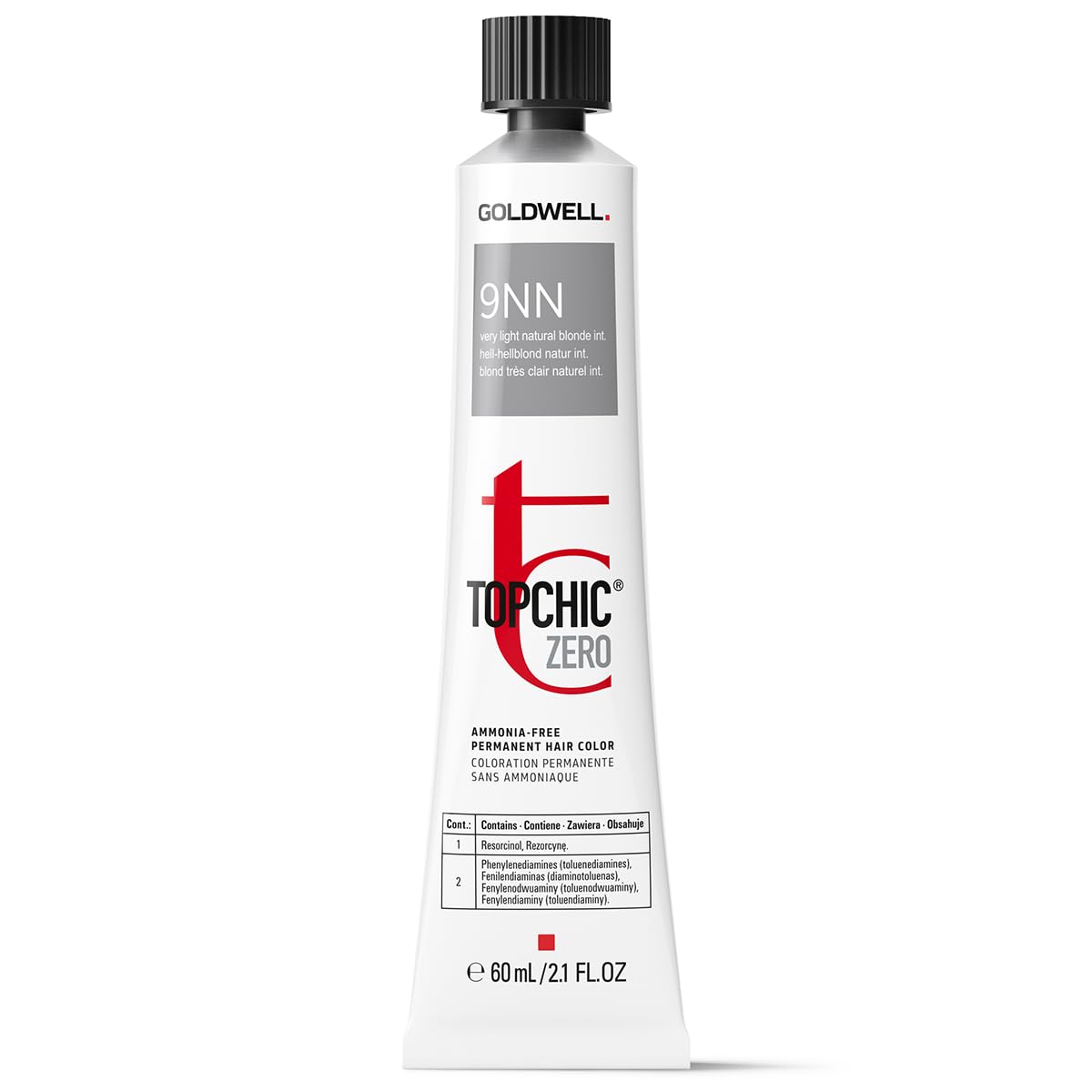 Goldwell, TopChic Zero, Pălăria de păr permanentă, 9 NN Foarte deschis natural blond, 60 ml.