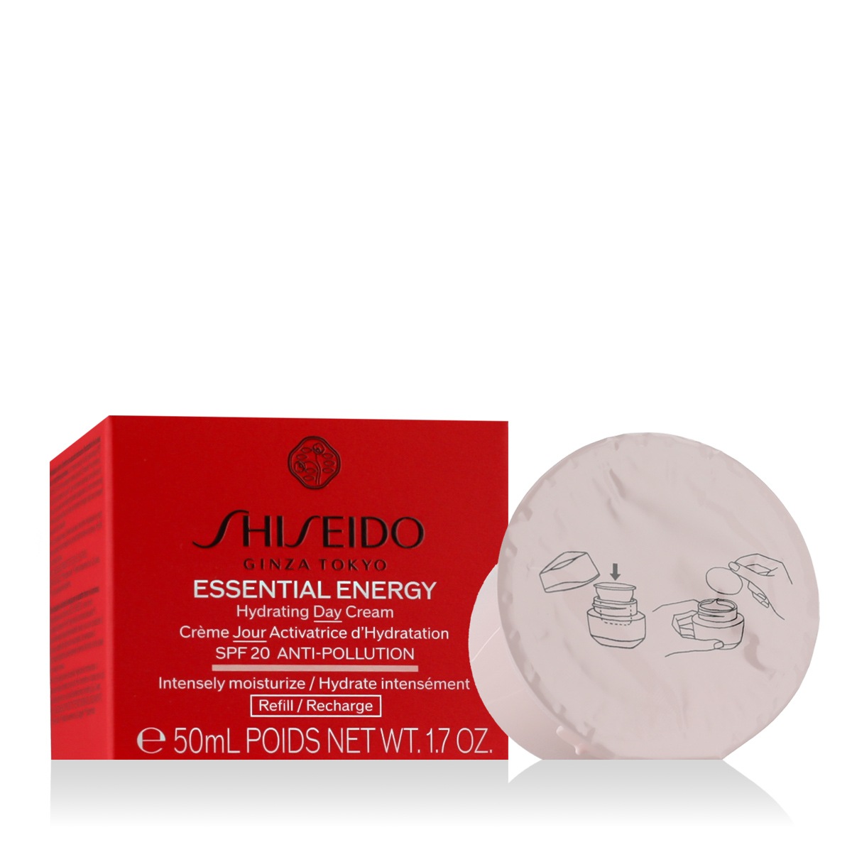 Crema de zi Shiseido Essential Energy Hidratantă (Refil) FPA 20 50 ml.