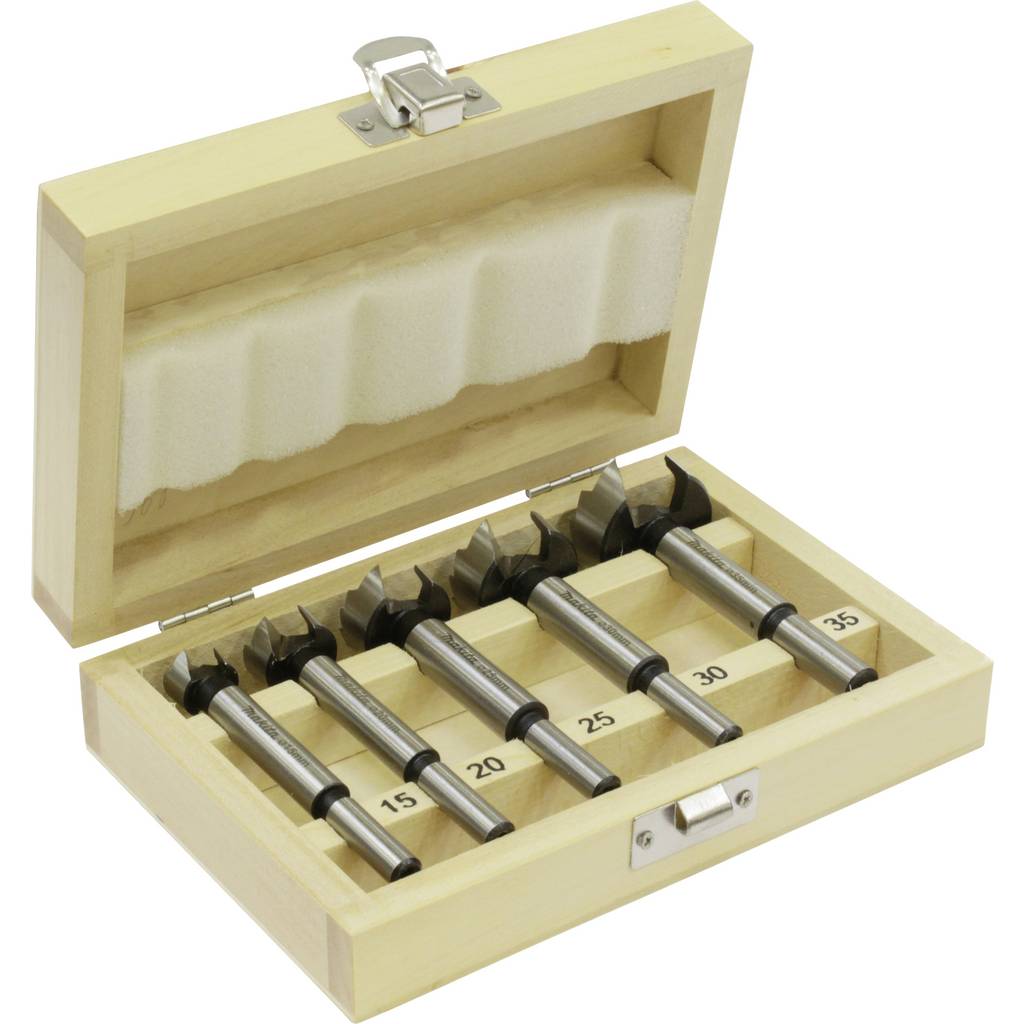 Makita D-47363 Forstner bit set 15 mm, 20 mm, 25 mm, 30 mm, 35 mm 1 pc(s D-47363