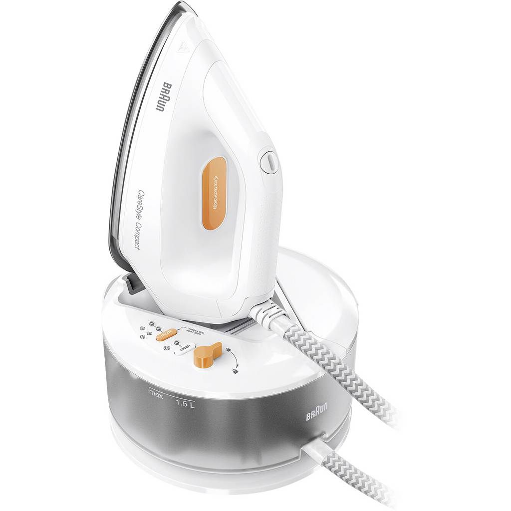 Braun IS 2132 WH 0128804000 Steam iron 2400 W White, Orange 0128804000