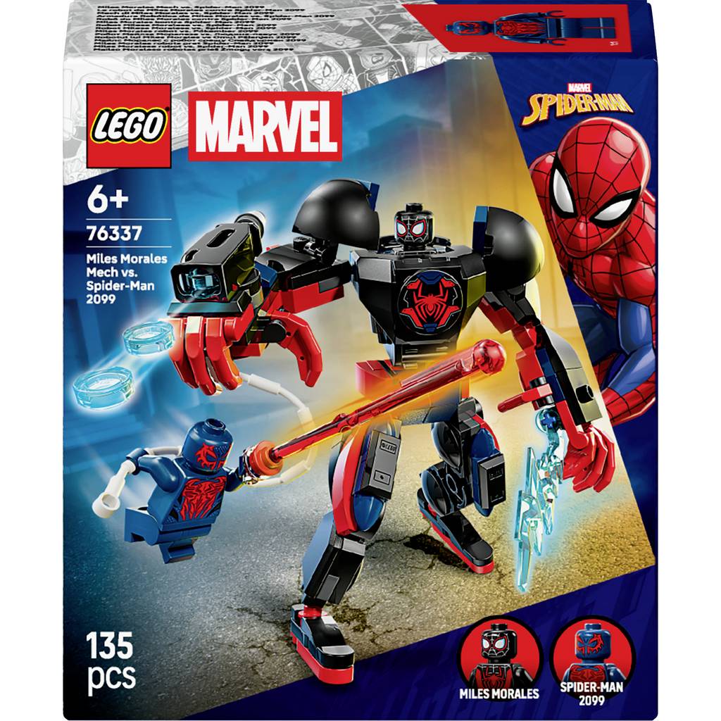 76337 LEGO® MARVEL SUPER HEROI MILES MORALES MECH VS. SPIDER-MAN 2099 (76 76337