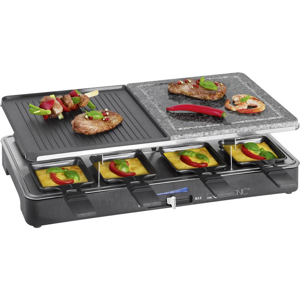 Clatronic RG 3518 Raclette 8 pannikins Black RG 3518