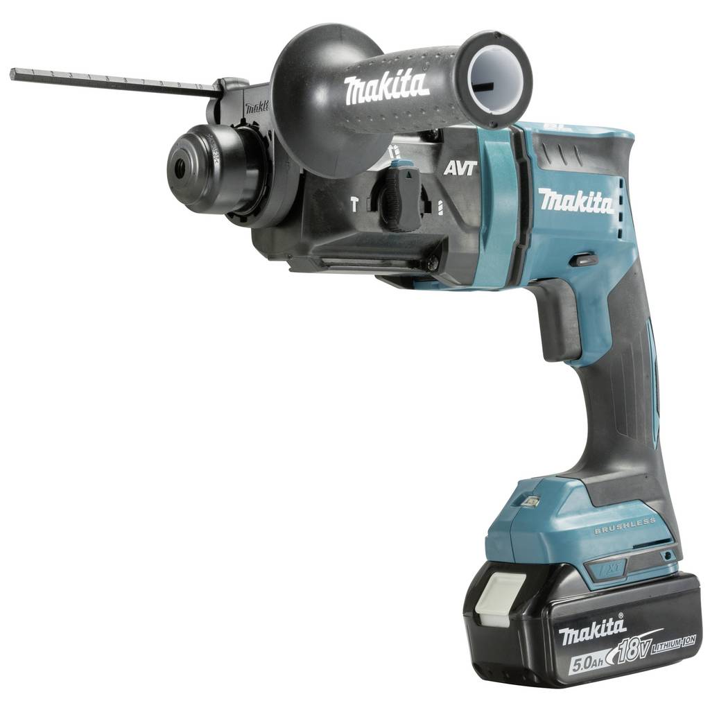 Makita SDS-Plus-Cordless hammer drill combo 18 V 5 Ah incl. charger DHR182RTWJ