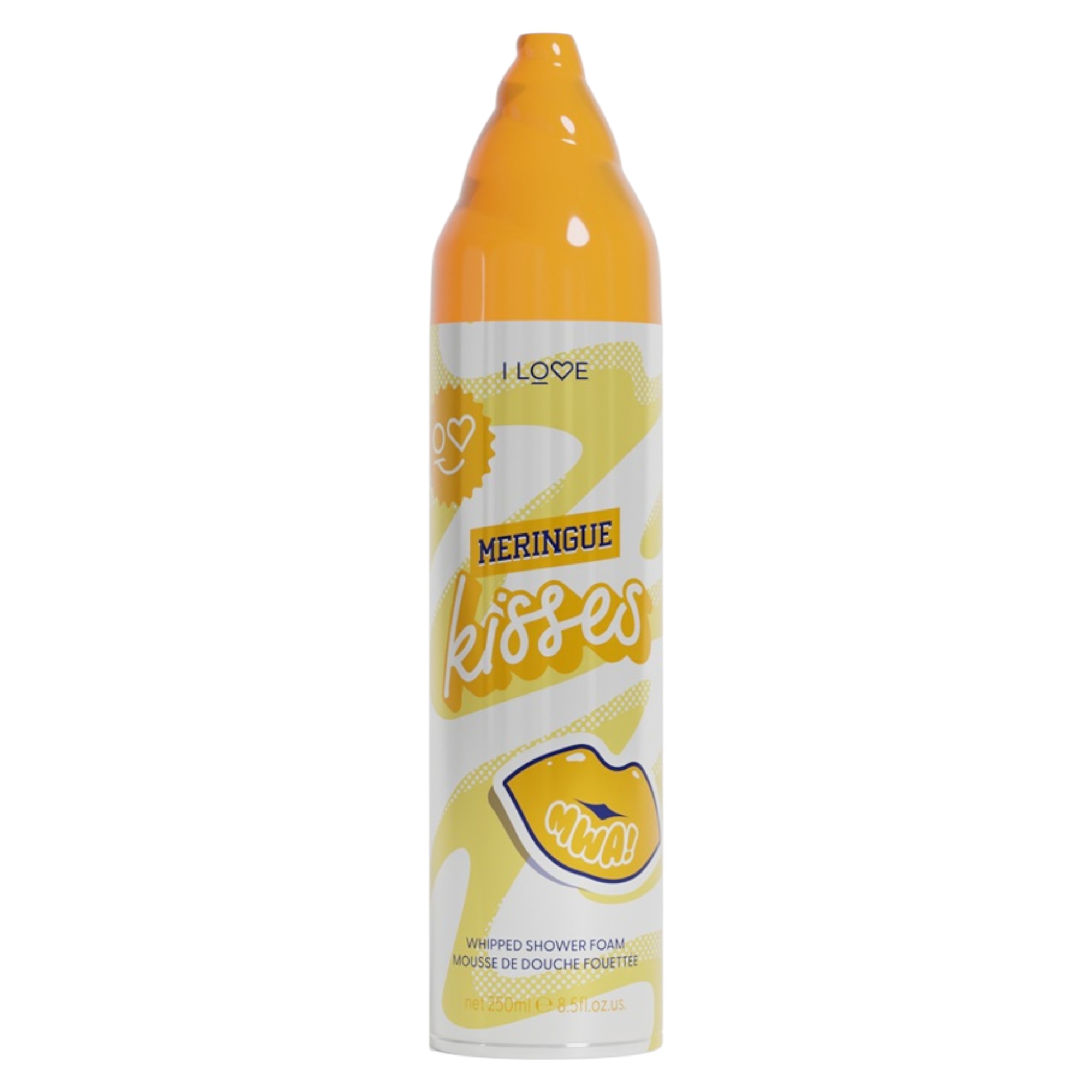 Amor, Băuturi de meringuă, Vegetarian, Fără cruzime, Înmuietorează, Spumă pentru duș, 250 ml