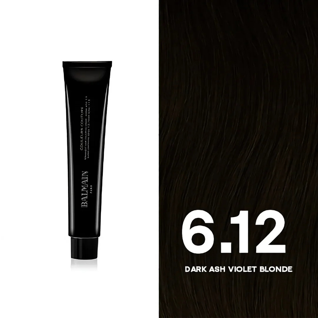 Balmain Profesionist, Culori de Modă, Podoabe permanente pentru păr, 6.12 Fumuri albe violet-brun, 60 ml