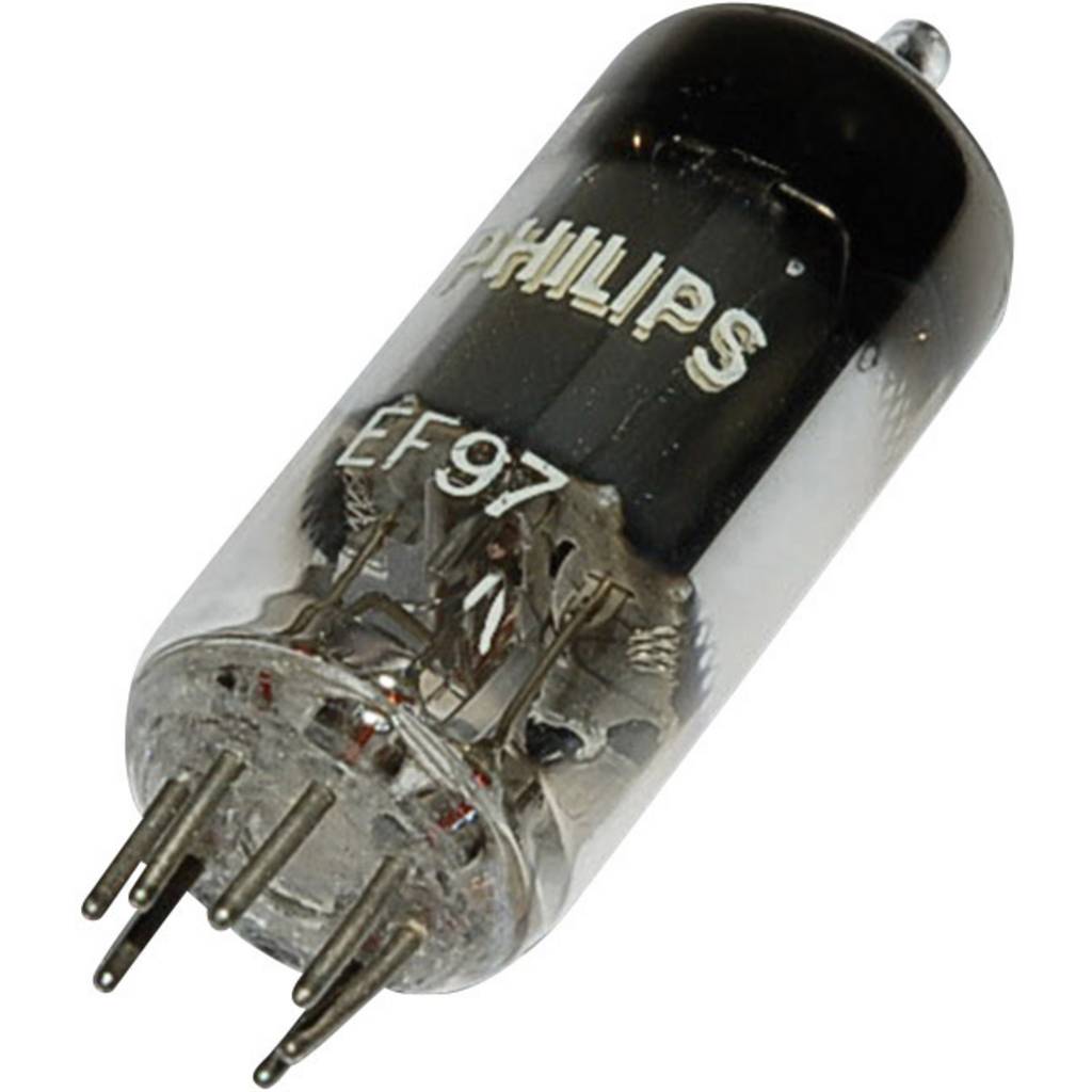 Philips EF 97 Vaküm Tüpü Pentoit 25 V 2,7 mA Pin Sayısı: 7 Taban: Mini EF 97
