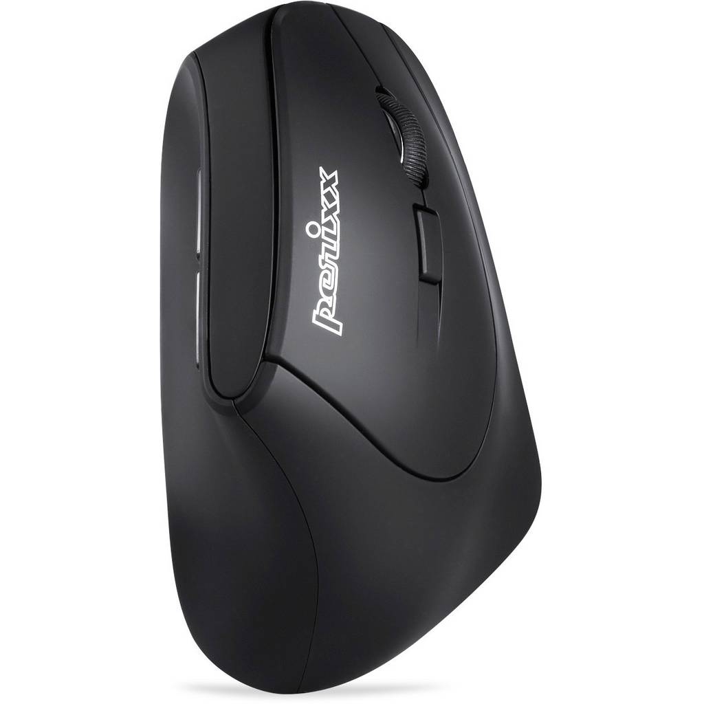 Perixx Perimice-715 II Ergonomic mouse Radio Optical Black 5 Buttons 2000  11533