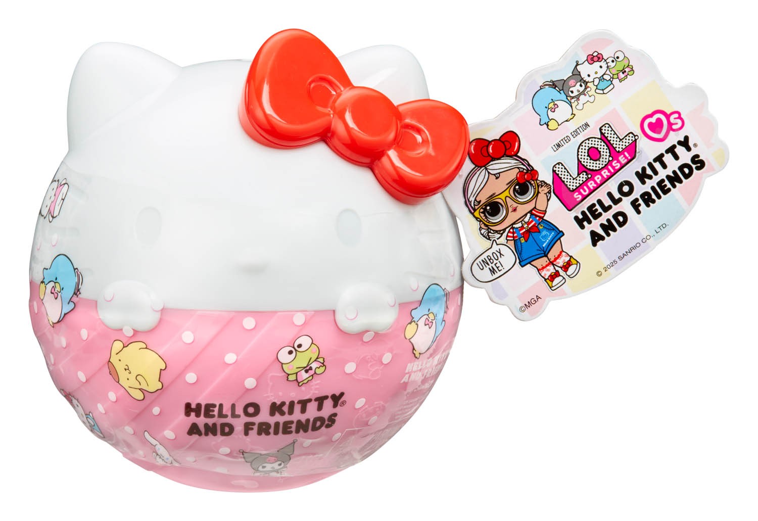 L.O.L. Surprise iubestează Hello Kitty și prieteni Tots PDQ 523840-EUC