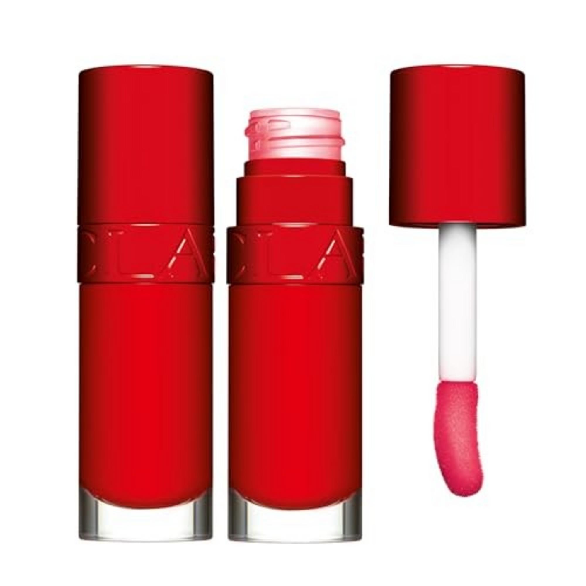 Clarins, Lip Comfort Oil, Hydrating, Lip Oil, 54, Iconic Red, 7 ml
