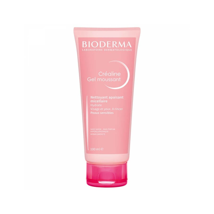 Bioderma, Crealine, Hidratan, Temizleme Jeli, Yüz İçin, 100 ml