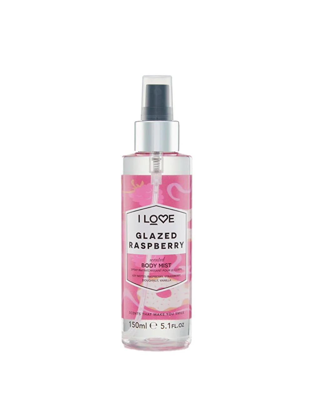 Amorul meu, Colecția de semnătură, Spraiere cu miros, Raspbere glazurat, Pe tot corpul, 165 ml.