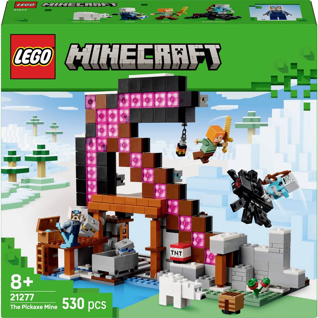 21277 LEGO® MINECRAFT Săpăturile cu bâta de capăt 21277