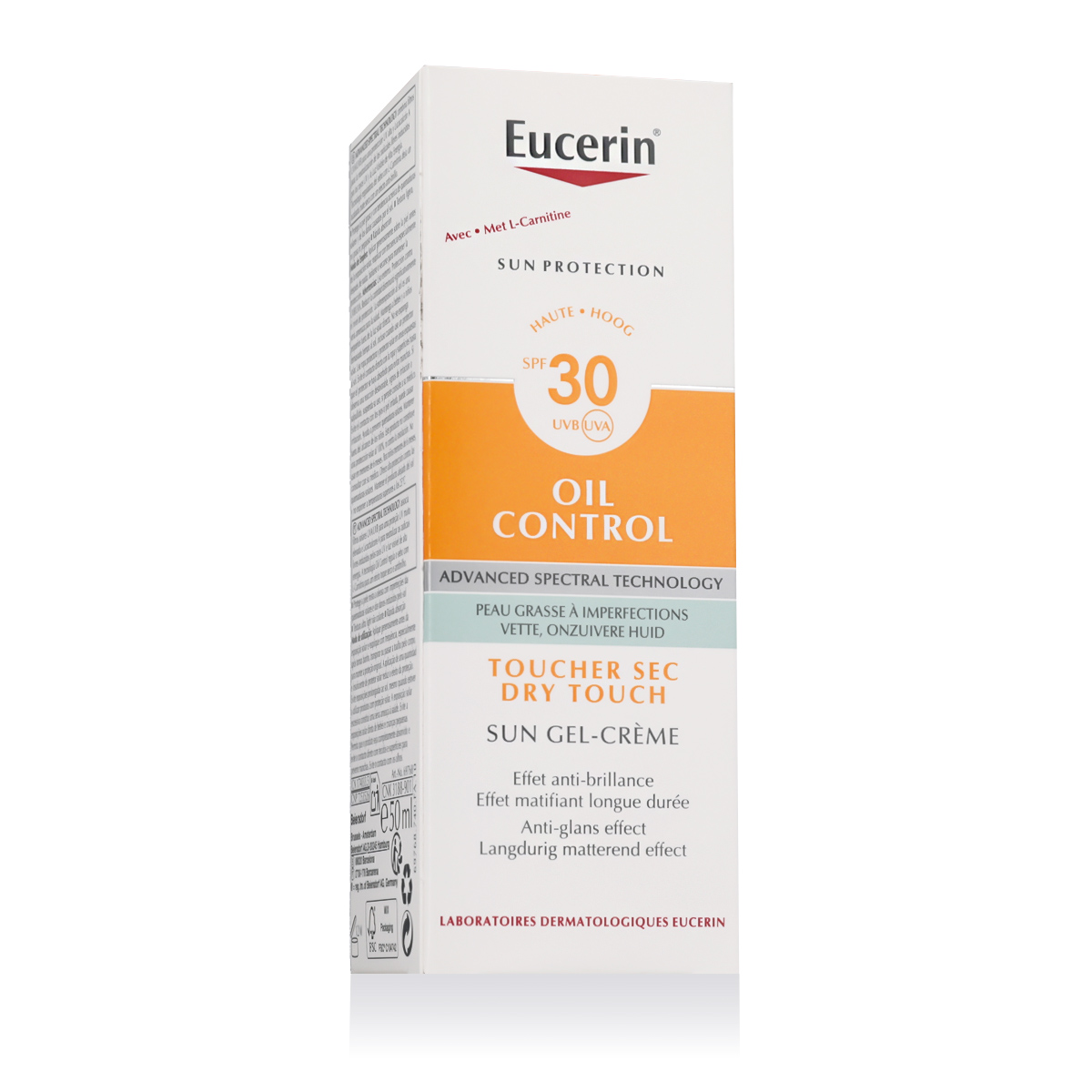 Eucerin Protecție Solară Ulei Control Gel-Cremer cu SPF 30, 50 ml.