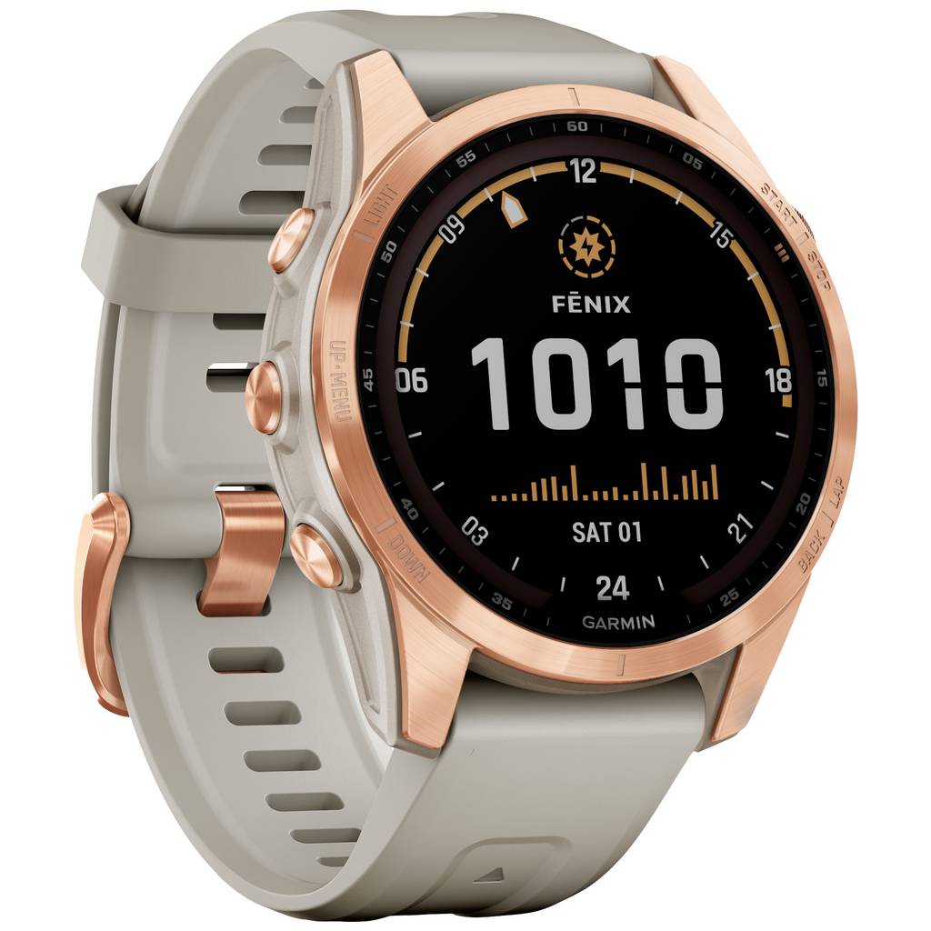 Garmin FENIX® 7S Solar Smartwatch Beige 010-02539-11