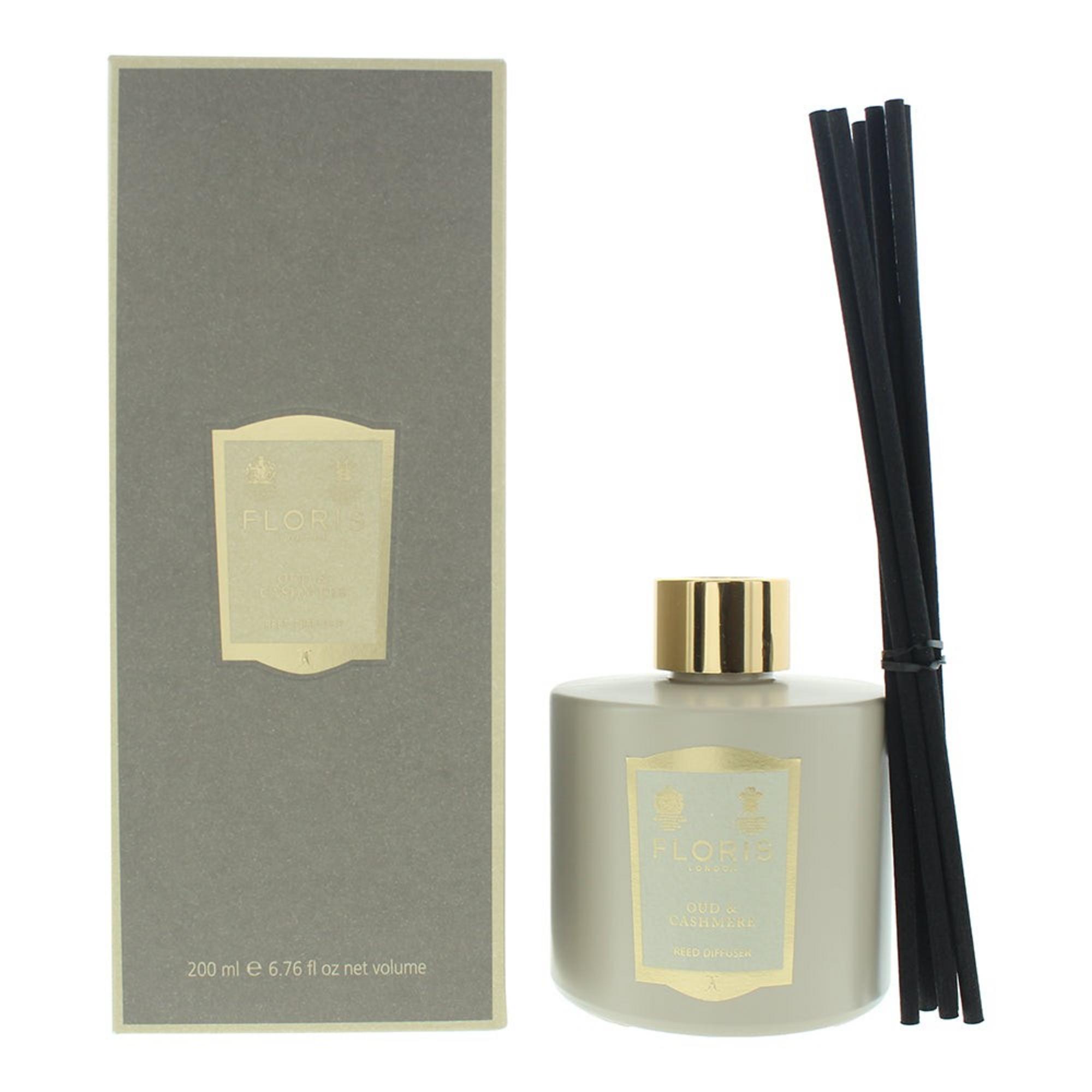 London'daki Floris, Oud ve Kashmir, Reed difüzörü, Kokulu Reed Difüze, 200 ml.
