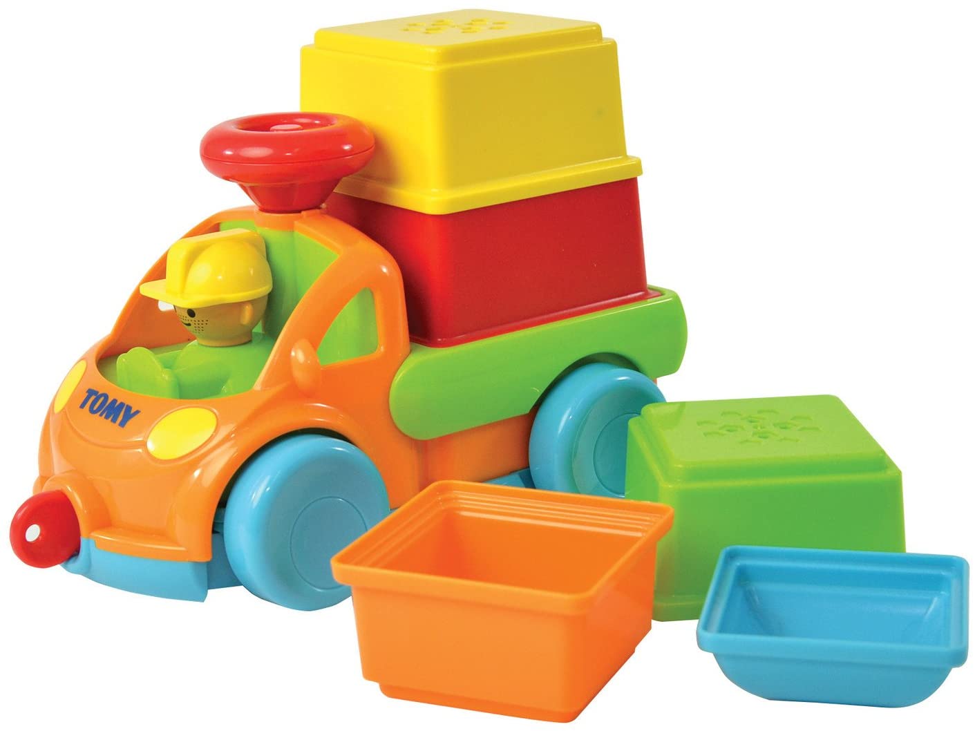 Tomy, Toomielerler, Araçlar Oyun Seti, Sesli Yığılma Oyuncak, Erkek Çocuklar İçin
