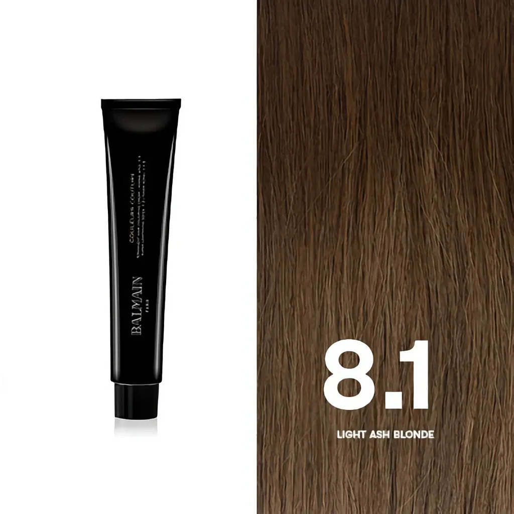 Balmain Professionnel, Couleurs Couture, Pălăria de păr permanentă, 8.1 Luminos blond asurzit, 60 ml