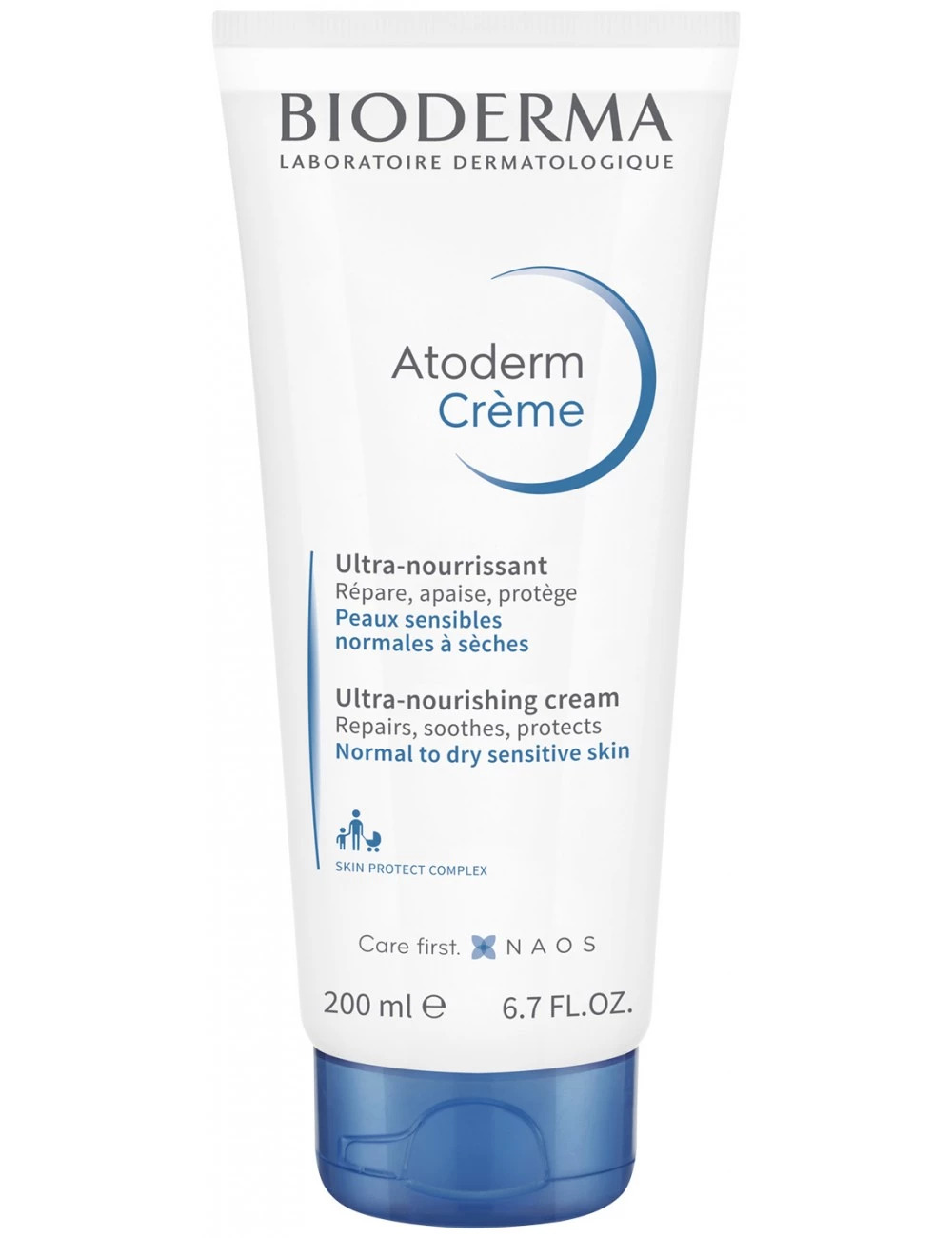 Bioderma, Atoderm, Onarım, Kremi, Yüz ve Vücut İçin, 200 ml.