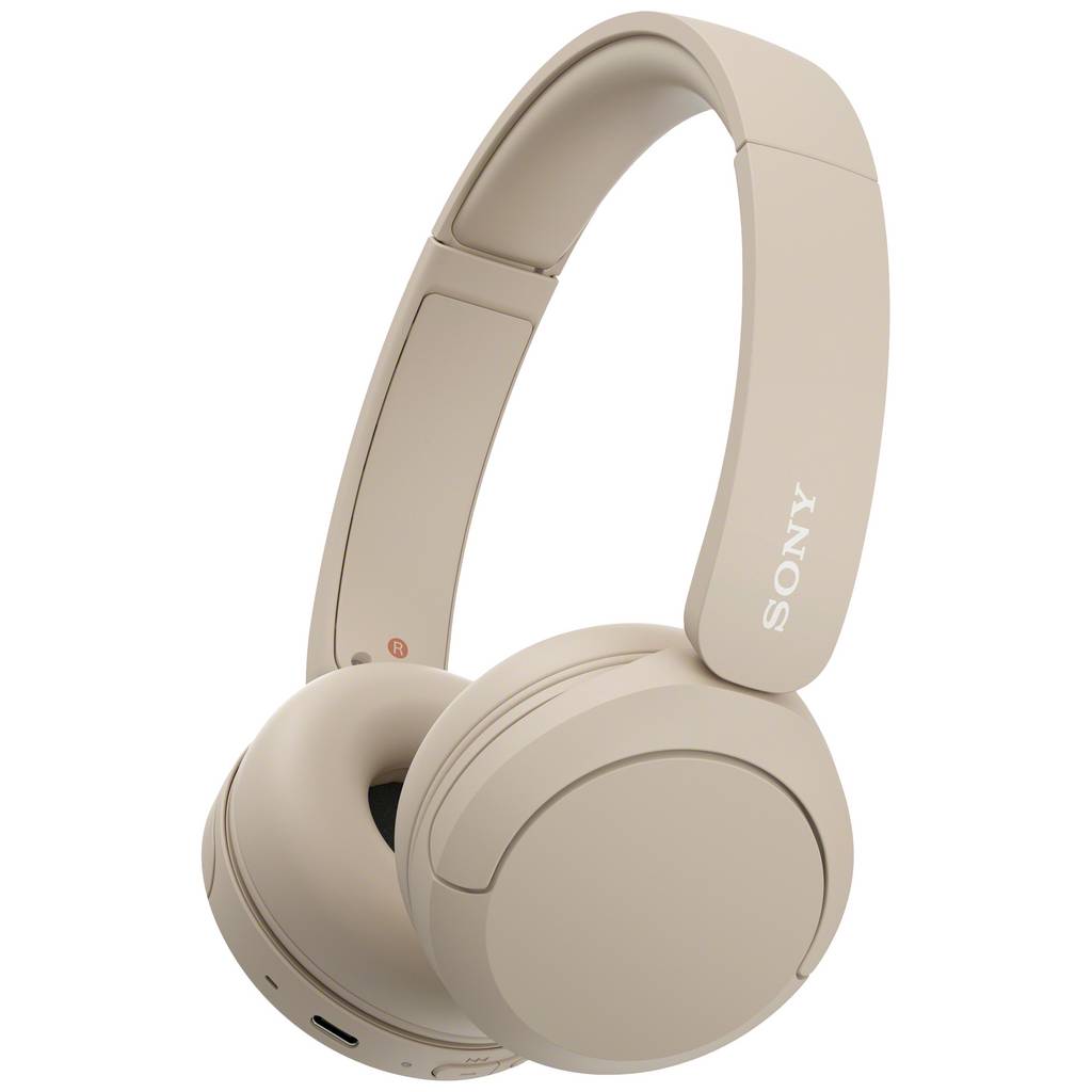 Sony WH-CH520 On-ear headset Bluetooth® (1075101) Stereo Beige Micr WHCH520C.CE7