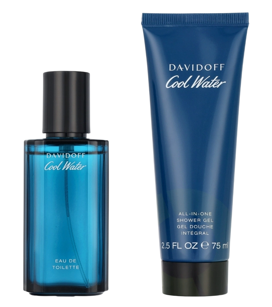 Set Davidoff: Cool Water, Eau De Toilette, For Men, 40 ml + Cool Water, Shower Gel, 75 ml