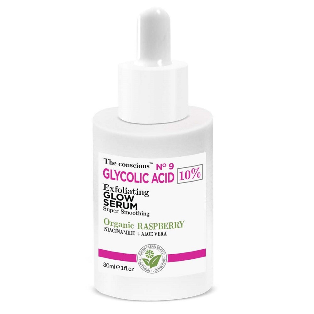 Biovene, The Conscious No.9, Glycolic Acid, Exfoliating, Serum, For Face, 30 ml