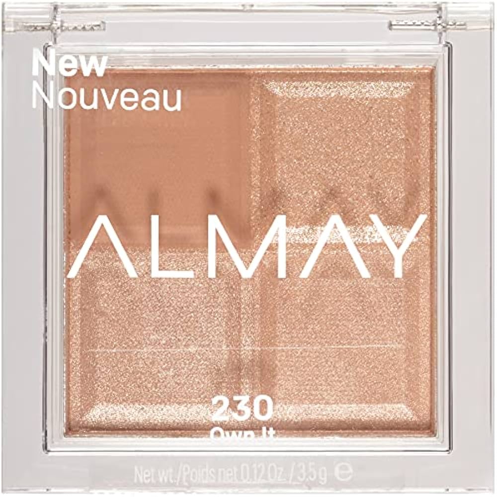 Almay, Shadow Quad, Paleta de Somnoriști pentru Ochi, 230, Îți aparține, 4 Tonuri, 3,5 g