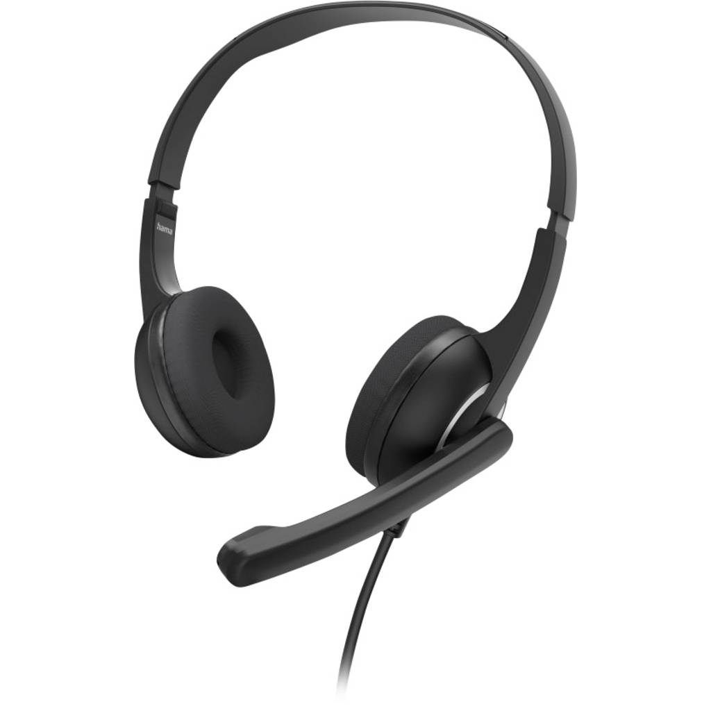 Hama PC-Office-Headset "HS-P150 V2", Stereo, Schwarz On-ear headset Bla 00139932