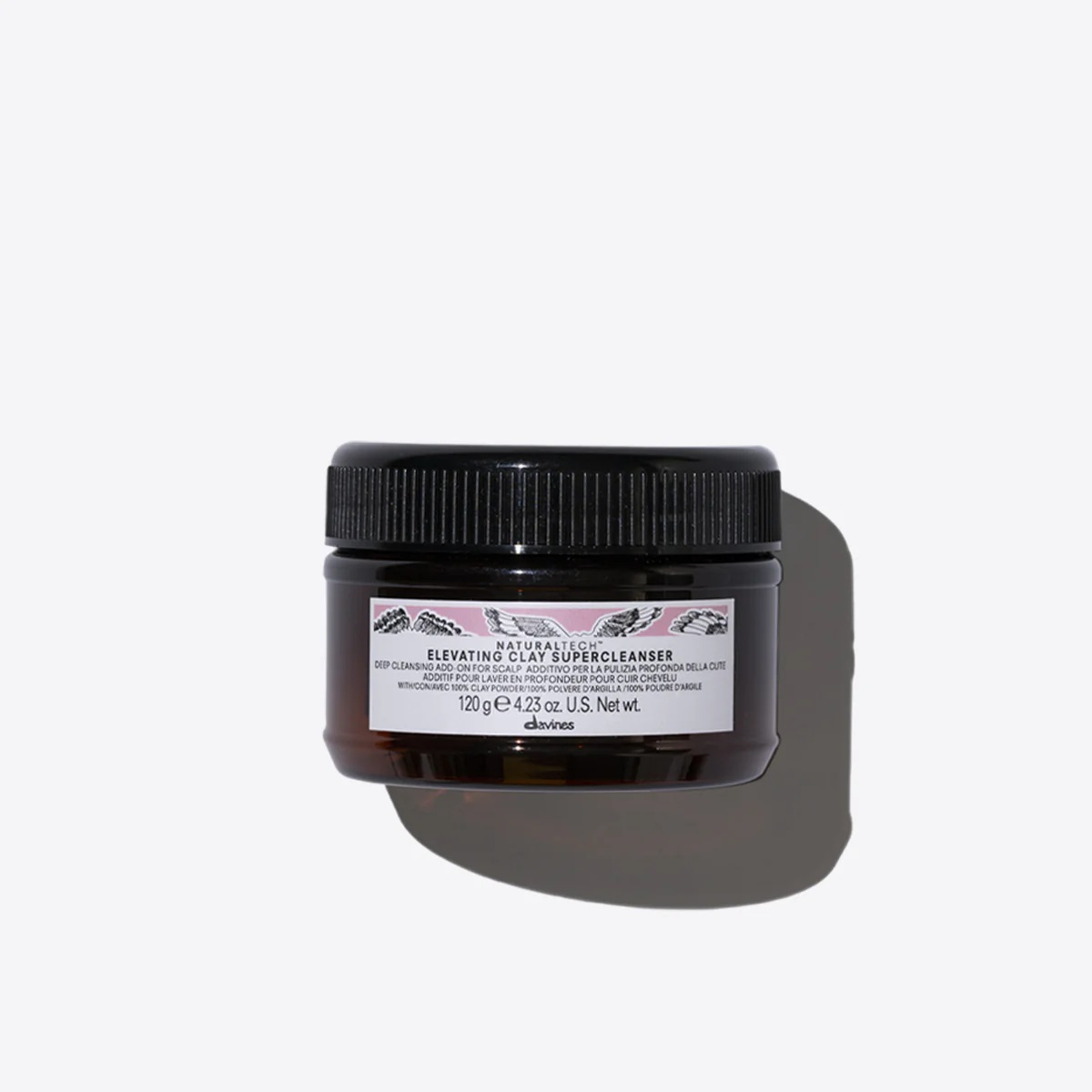 Davines, NaturalTech Elevating Clay, Scalp Scrub, Curățare Profundă, 120 g