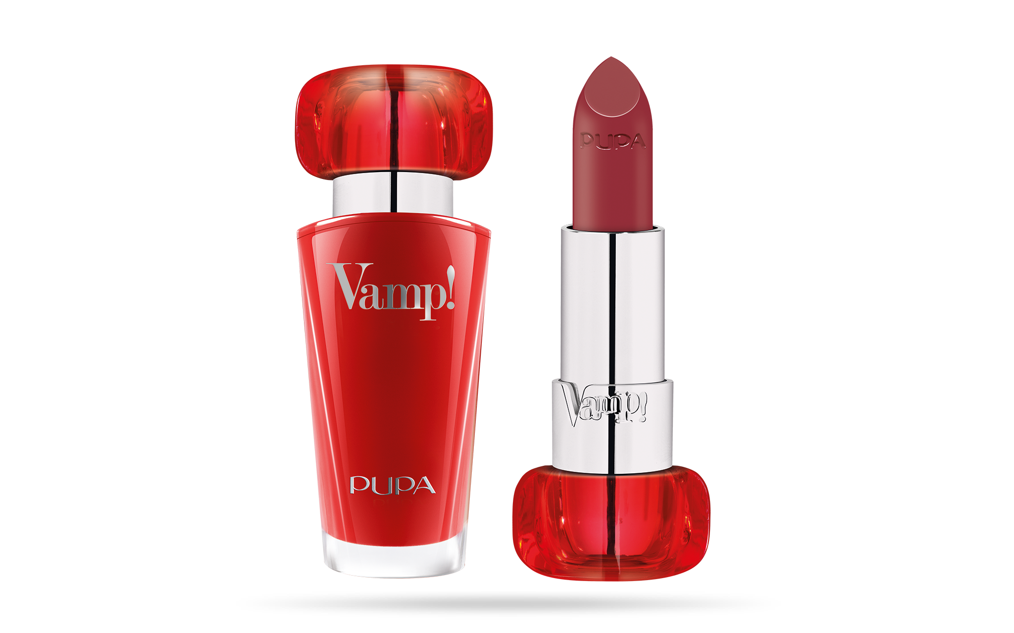 Pupa, Vamp!, Fără parabene, Volime, Crema de lip balsam, 200, Roșu tânjoros, 3,5 g