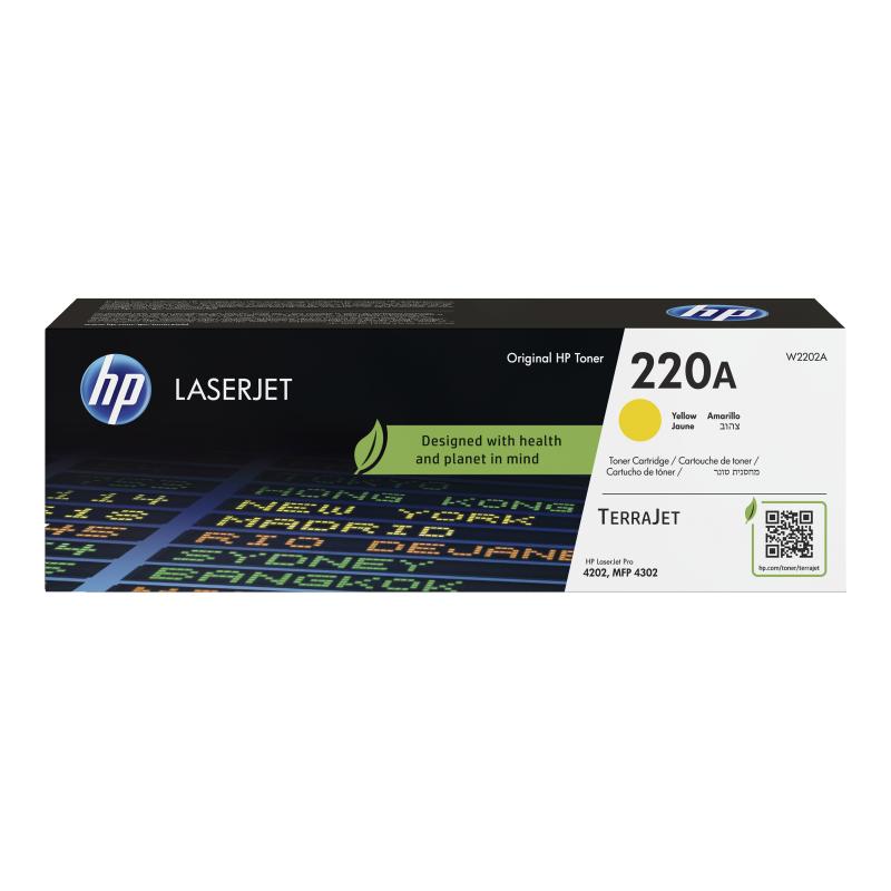 HP Cartridge No 220A HP220A HP 220A Yellow Gelb (W2202A)