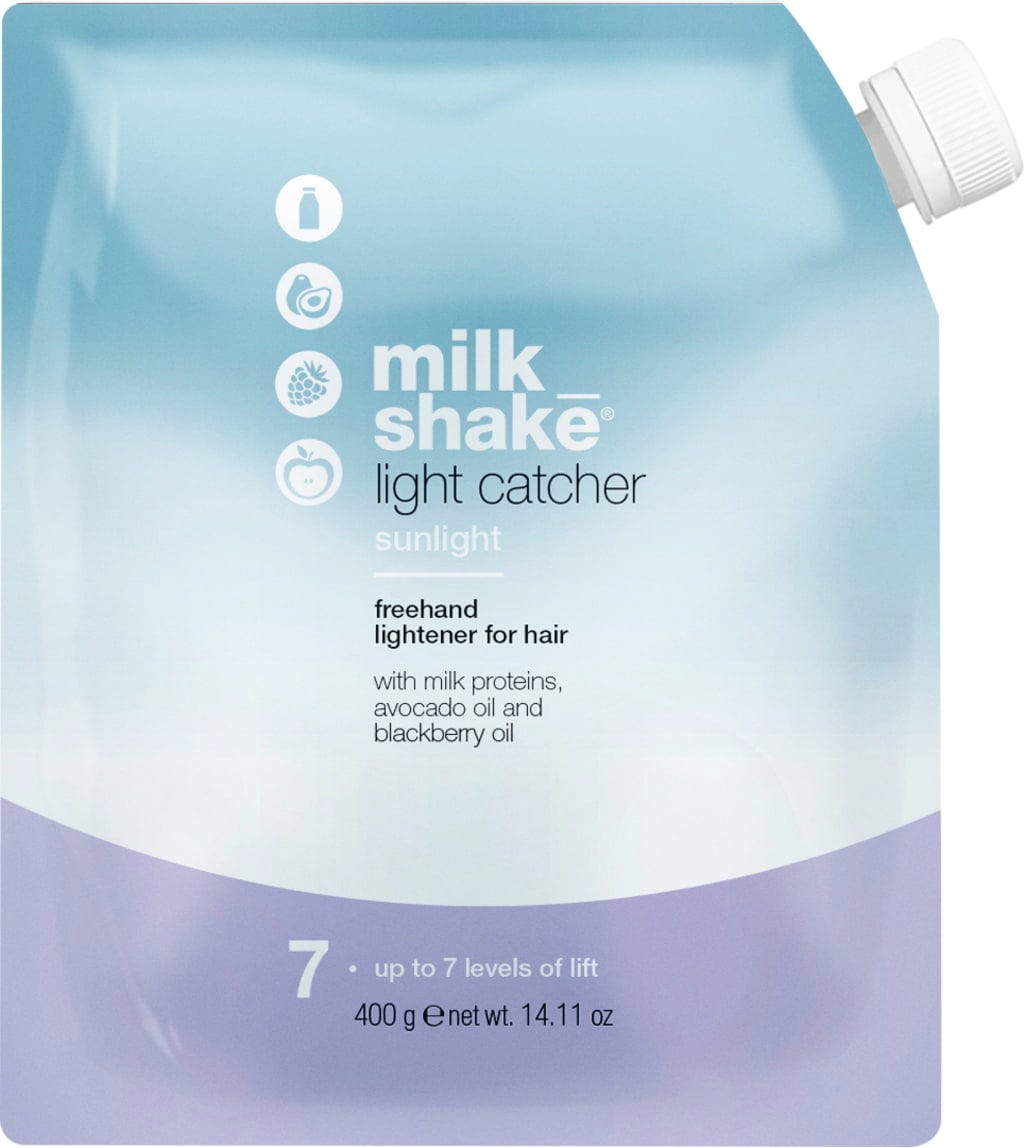 Shake de Milk, Prindător de lumină, Până la 7 niveluri de ridicare, Pulbere oxidantă pentru păr, 400 g